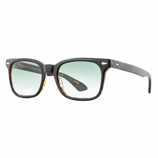 American Optical - Tournament - Black Tortoise / Gradient-Green Tinted Lenses - Rectangle - Sunglasses