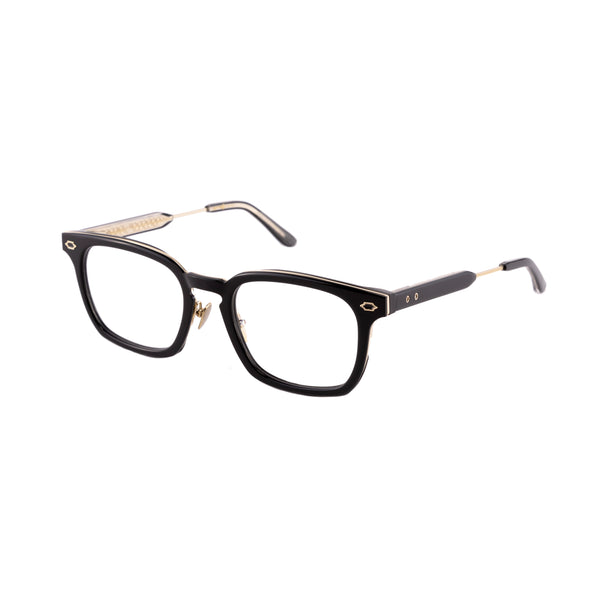 Leisure Society - Bellagio - Black / Gold - Rectangle - Luxury Eyewear - Rectangle - Eyeglasses