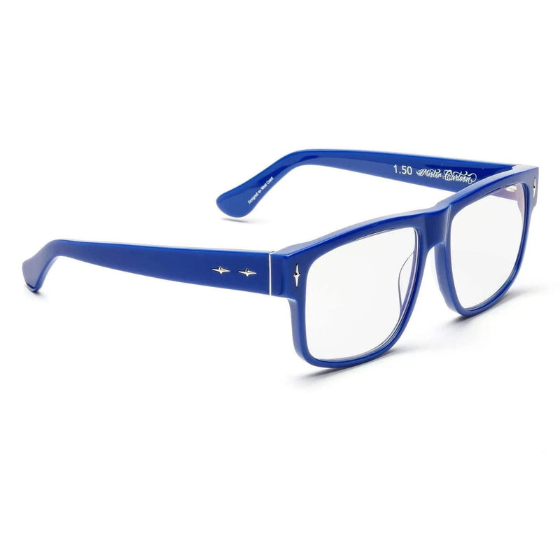 Caddis - Mister Cartoon - Cobalt Blue - Rectangle - Plastic - Reading Glasses - Readers