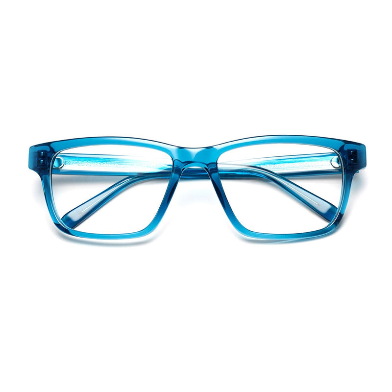Catch London - Fitzrovia - Blue-29 - Rectangle - Zyl Acetate - Plastic - Eyeglasses
