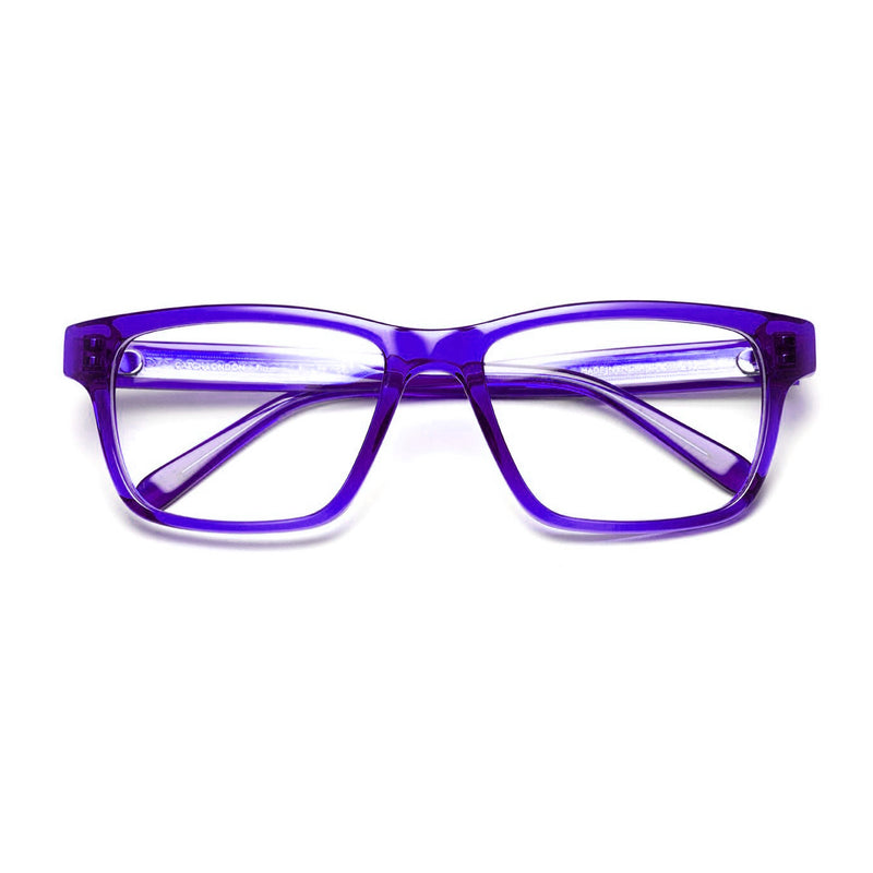 Catch London - Fitzrovia - Blue-30 - Blue/Purple-30 - Rectangle - Zyl Acetate - Plastic - Eyeglasses