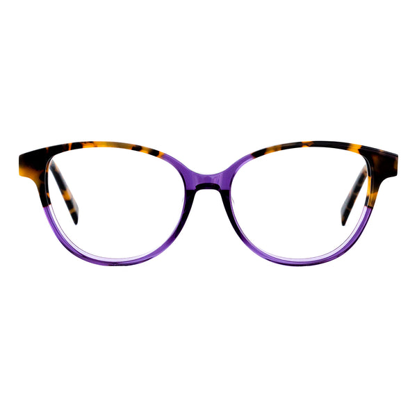 Catch London - Savoy Place - Purple-05 - Tokyo Tort / Purple - cat-eye - eyeglasses - plastic