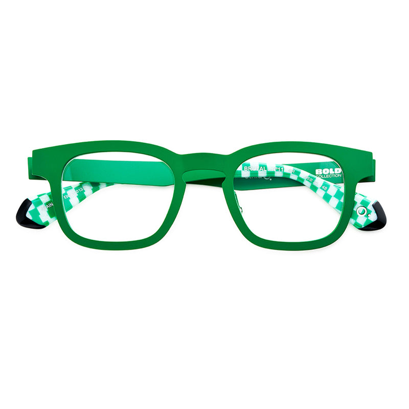 Etnia Barcelona - Brutal No.11 - GR - Green - Metal - Rectangle - Eyeglasses - Bold