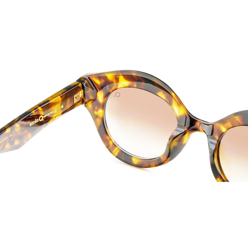 Etnia Barcelona - Ester - BRGR - Tort / Photochromic Brown-Gradient Lenses - Bold - Round - Plastic - Sunglasses - Photochromic