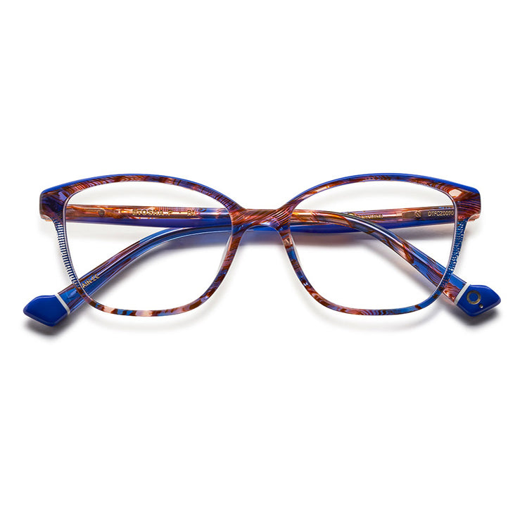 Etnia Barcelona - Etosha .P - Blue / Brown - Petite - Small - Rectangle - Cat-eye - Cateye - Plastic - Eyeglasses