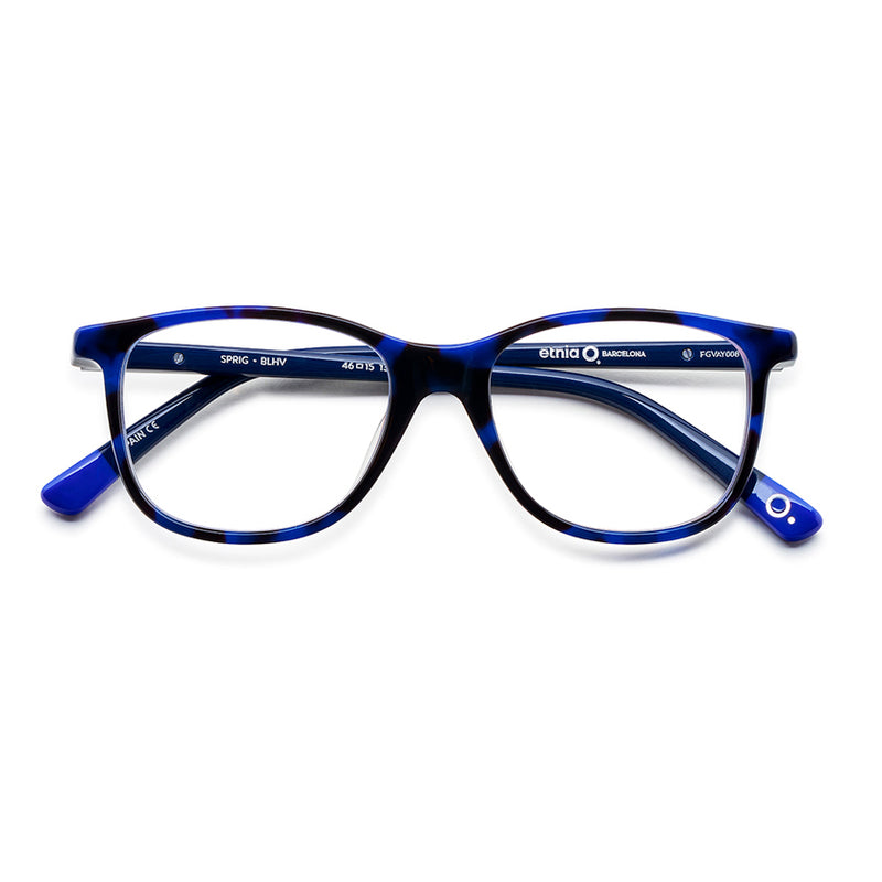Etnia Barcelona - Sprig - BLHV - Blue - Petite - Rectangular - Plastic - Eyeglasses