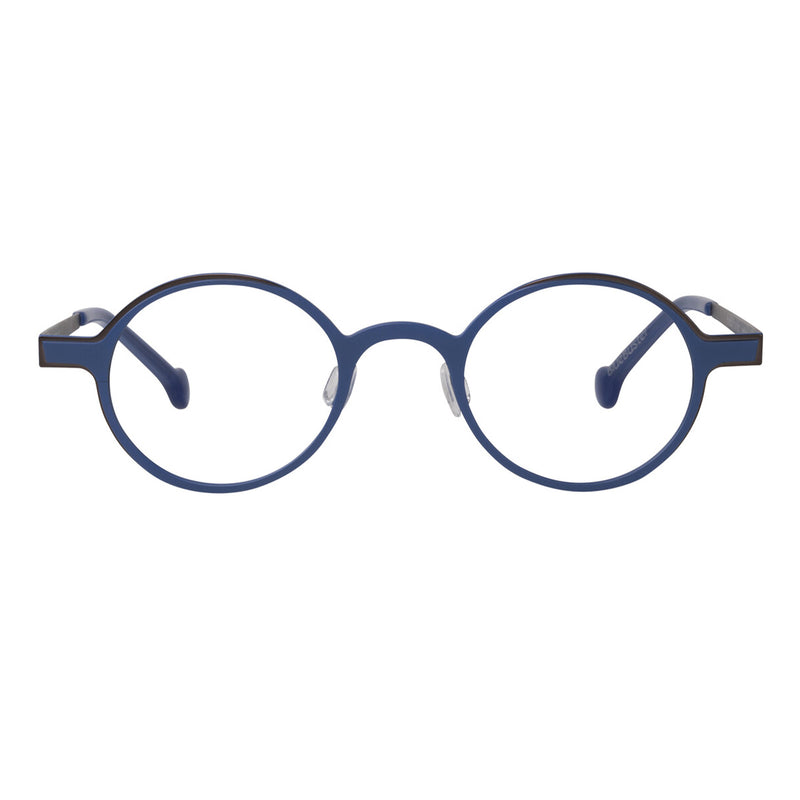 EyeOs - Logan - SSK - Sunset Sky - Round - Titanium - Reading Glasses - Readers