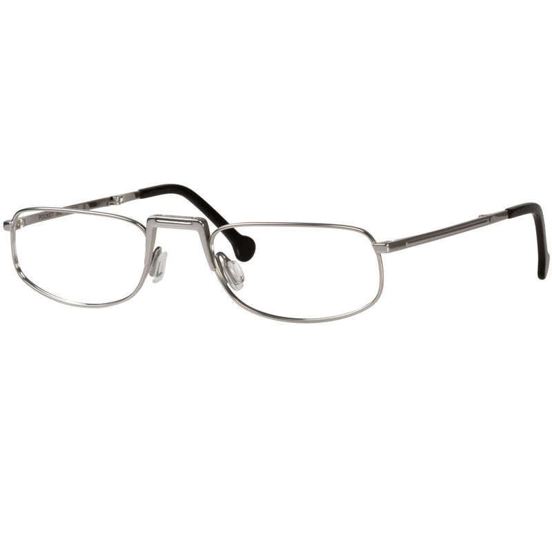 EyeOs - Pocket - SIL - Silver - Folding Reading Glasses - Metal
