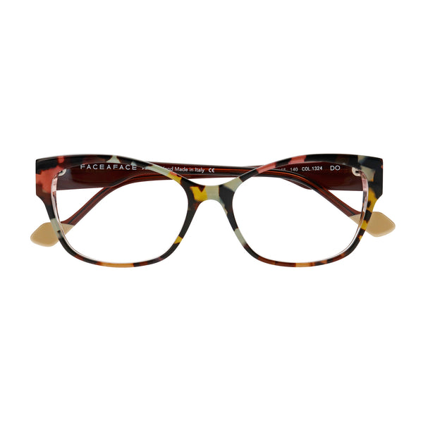 Face A Face - Gemma 2 - 1324 - Multi-Color Tort / Brown - Cateye Eyeglasses - Small Bridge Eyeglasses - Women's Eyeglasses