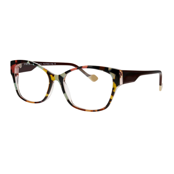 Face A Face - Gemma 2 - 1324 - Multi-Color Tort / Brown - Cateye Eyeglasses - Small Bridge Eyeglasses - Women's Eyeglasses