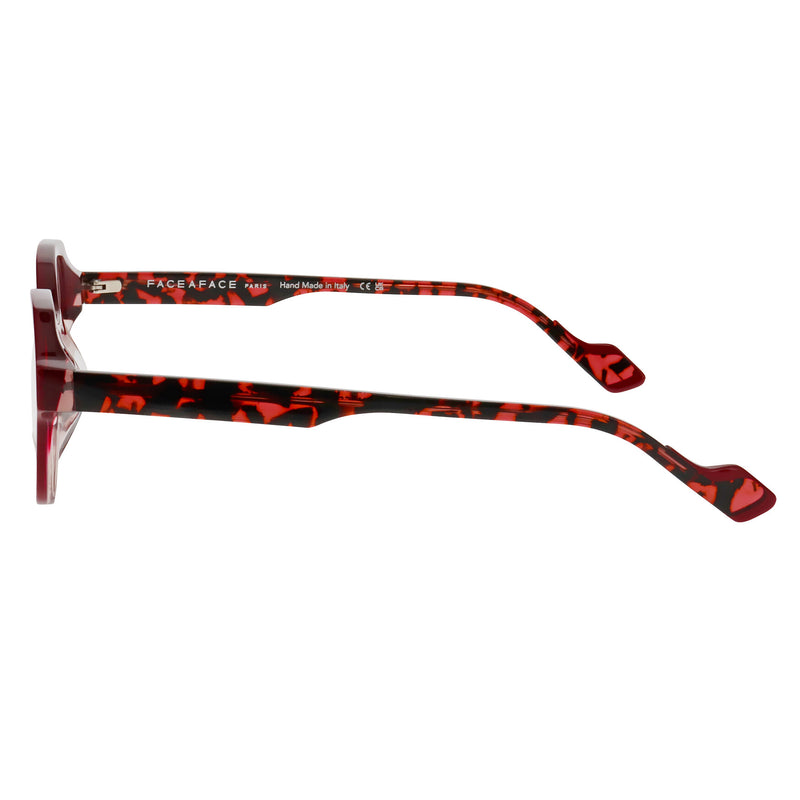 Face A Face - Wisper 1 - 4023 - Red - Round - Cat-eye - Plastic - Eyeglasses