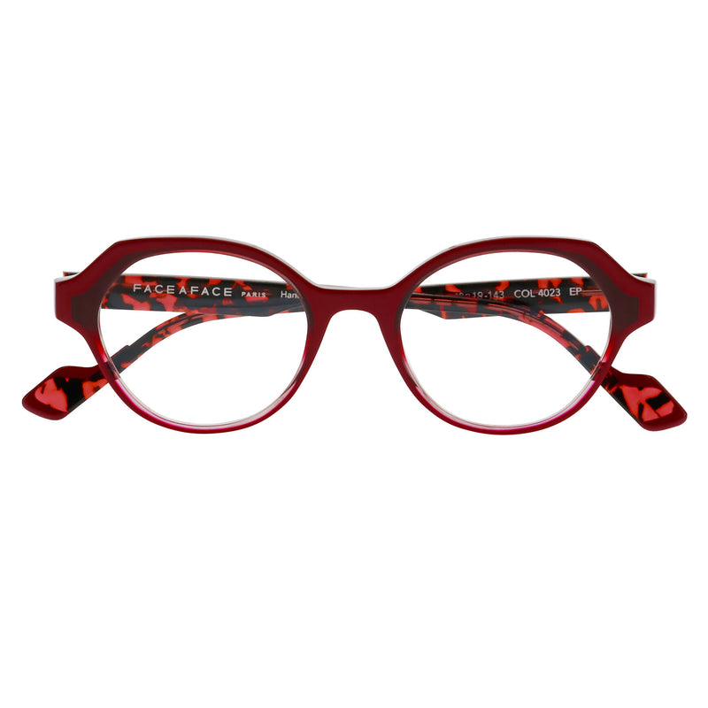 Face A Face - Wisper 1 - 4023 - Red - Round - Cat-eye - Plastic - Eyeglasses