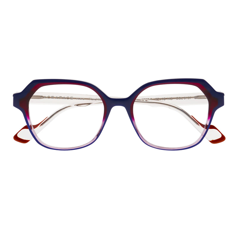 Face A Face - Wisper 2 - 3137 - Navy / Purple Fade / Crystal - Rectangle - Plastic - Eyeglasses