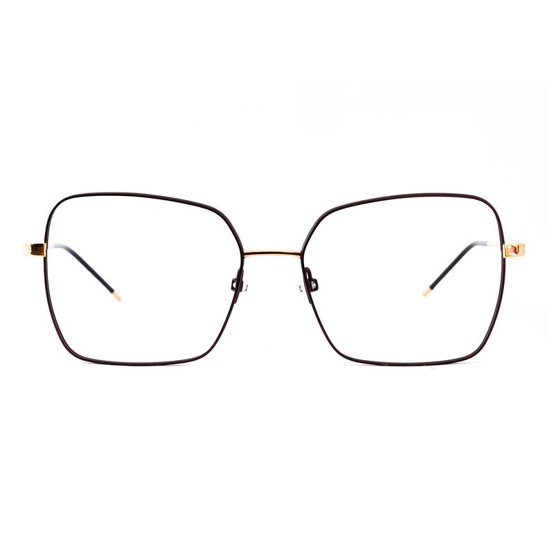 Gotti - Alma - GLS-PUB - Burgundy / Gold - Rectangle - Butterfly - Titanium - Eyeglasses