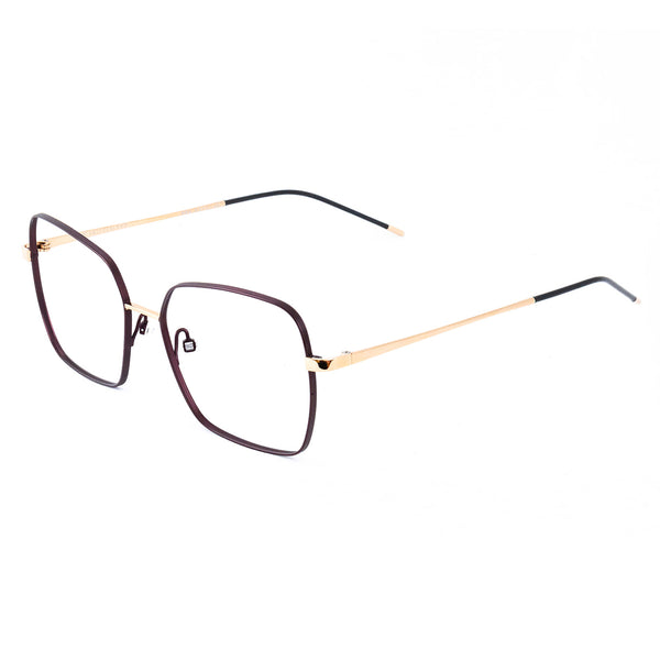 Gotti - Alma - GLS-PUB - Burgundy / Gold - Rectangle - Butterfly - Titanium - Eyeglasses