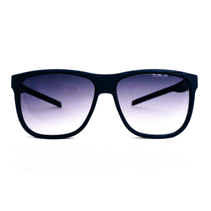 Gotti - ESPINO - Denim / Atlantic Blue-Gradient-Tinted Lenses - Rectangle Sunglasses - 3D Printed Sunglasses - Sunglasses