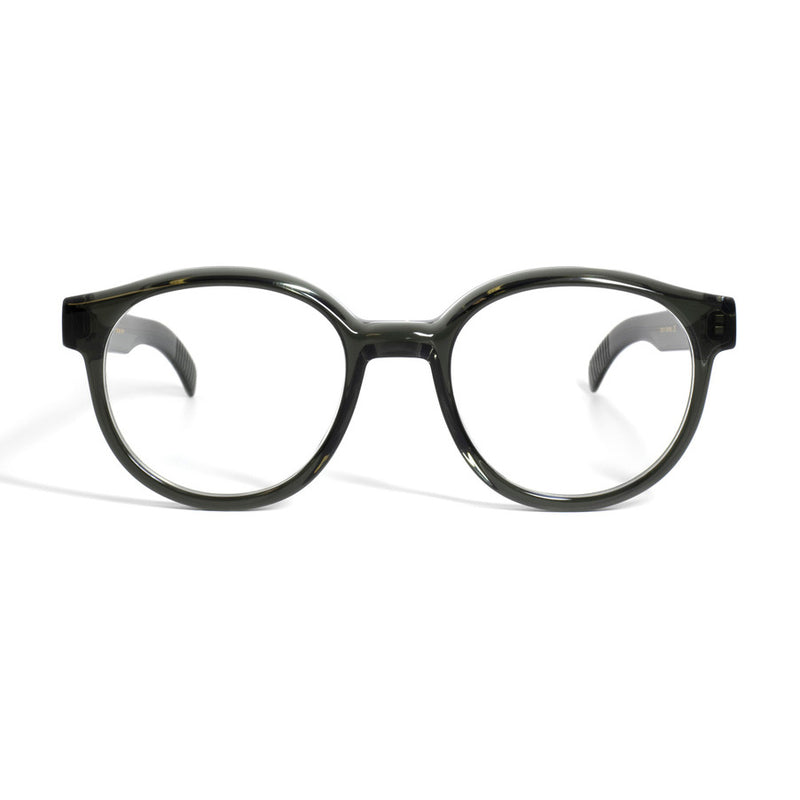 Gotti - Ebby - DTM - Transparent Dark Green - Zyl Acetate - Plastic - Round - Eyeglasses
