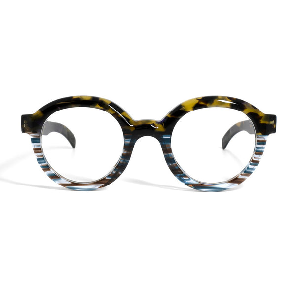 Gotti - Hanlon - POC - Havana Ocean - Round - Zyl Acetate - Eyeglasses - Plastic - Bold