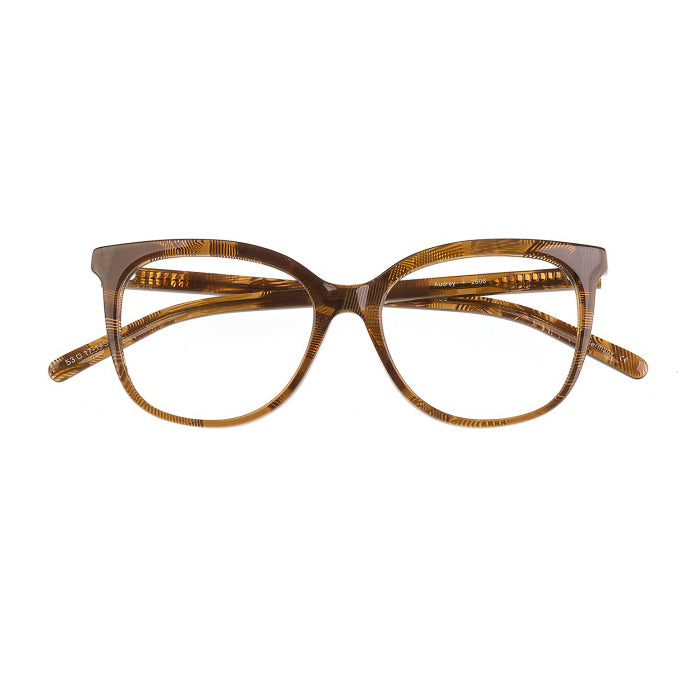 Hicks Brunson Generations - Audrey - 2506 - Brown - Rectangle - Butterfly - Plastic - Eyeglasses - Eyewear