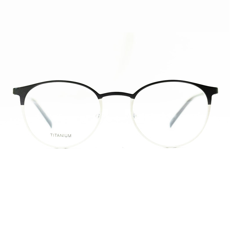 Hicks Brunson - Generations - Bradly - 132 - Black / Silver - Round - Titanium - Eyeglasses - P3 Shape