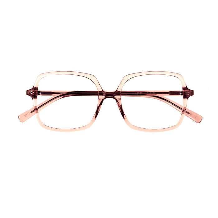 Hicks Brunson Generations - Caden - 1141 - Crystal Pink - Rectangle - Plastic - Eyeglasses - Eyewear