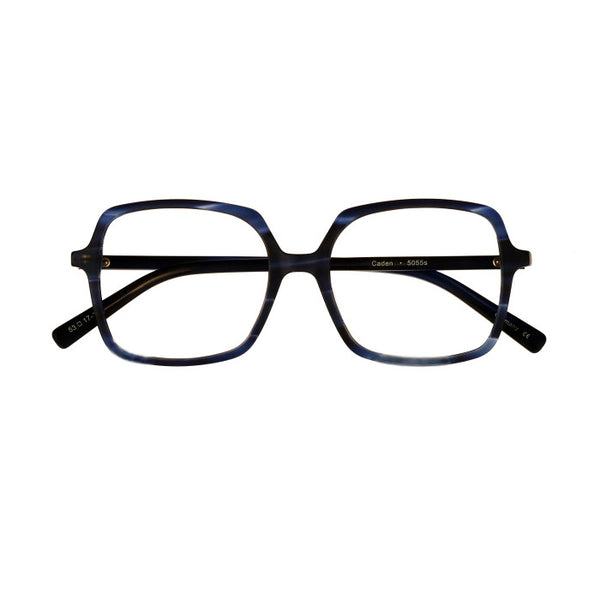 Hicks Brunson Generations - Caden - 5055s - Matte Blue - Rectangle - Plastic - Eyeglasses - Eyewear