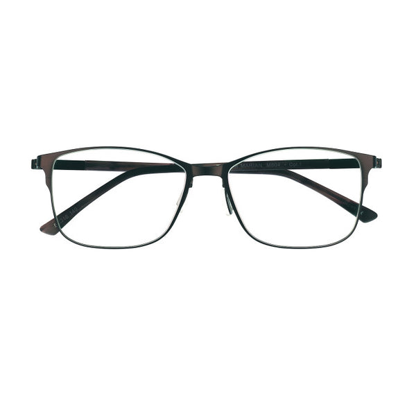 Hicks Brunson Generations - Marian M804 - 1 - Bronze / Dark Brown Temples - Rectangle - Titanium - Eyeglasses - Eyewear
