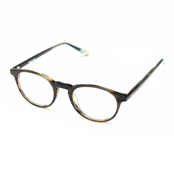 Hicks Brunson Generations - Zino - Olive Green Marmor - 1149 - Round - P3 - Eyeglasses - Plastic