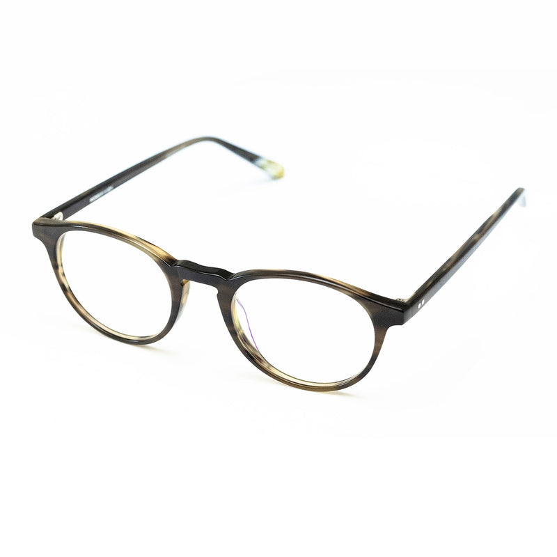 Hicks Brunson Generations - Zino - Olive Green Marmor - 1149 - Round - P3 - Eyeglasses - Plastic