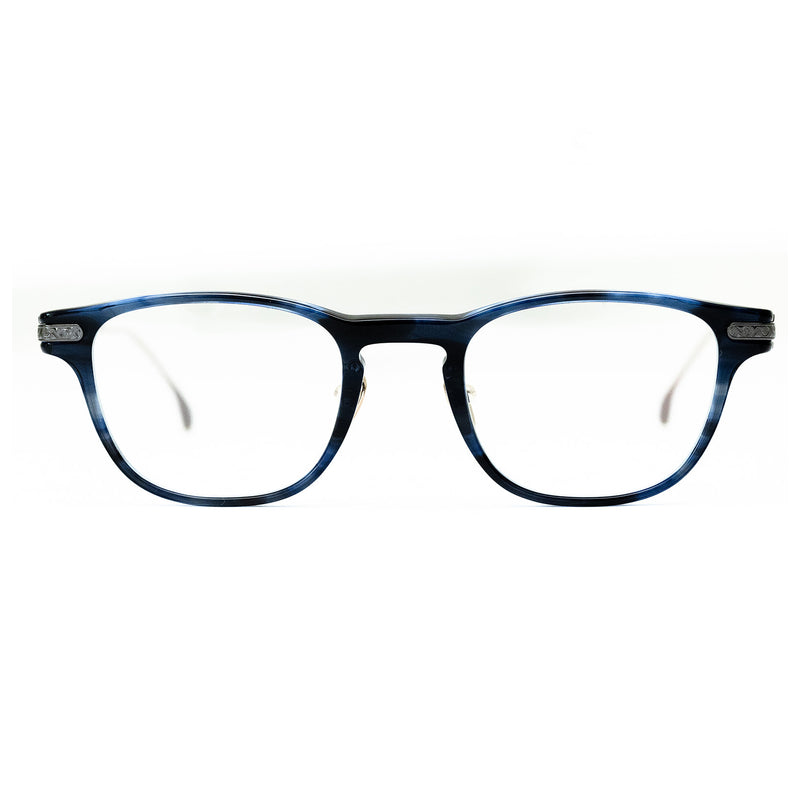 Masunaga x Kenzo Takada - Pictor - 35 - Blue / Gunmetal - Rectangle - Eyeglasses - Plastic