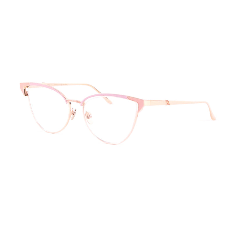 Leisure Society - Satie - Rose Gold / Blush - Cateye - Titanium - Eyeglasses