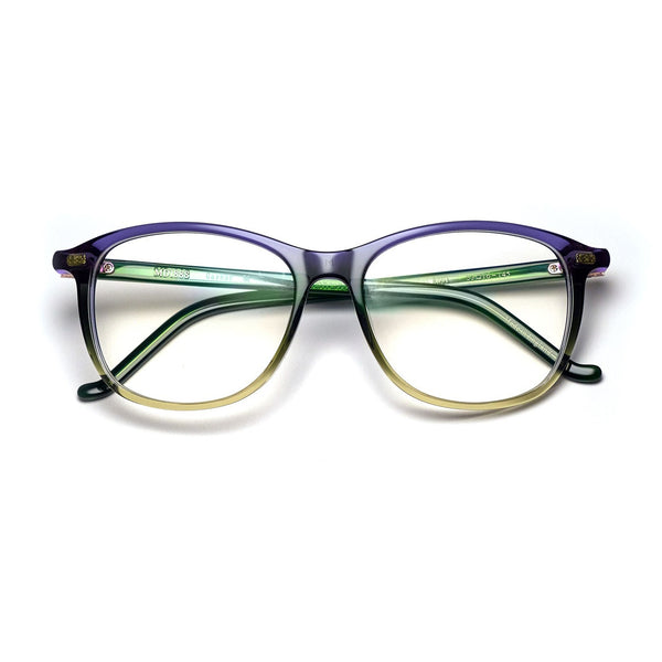 MD1888 - Gaynor M - 8003 - Blue-Green Fade - Rectangle - Plastic - Eyeglasses