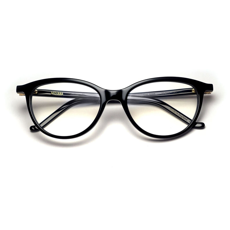 MD1888 - Jestina S - 8005 - Black - Cateye - Cat-eye - Plastic - Eyeglasses - Eyewear