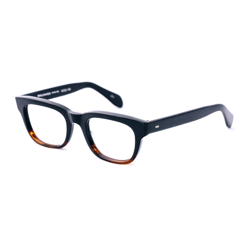 Masunaga - 000 - 59 - Black-Havana - Rectangle - Eyeglasses - Hicks Brunson Eyewear