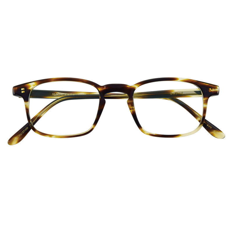 Masunaga - GMS-13 - #24 - Havana - Zyl - Plastic - Rectangle - Eyeglasses