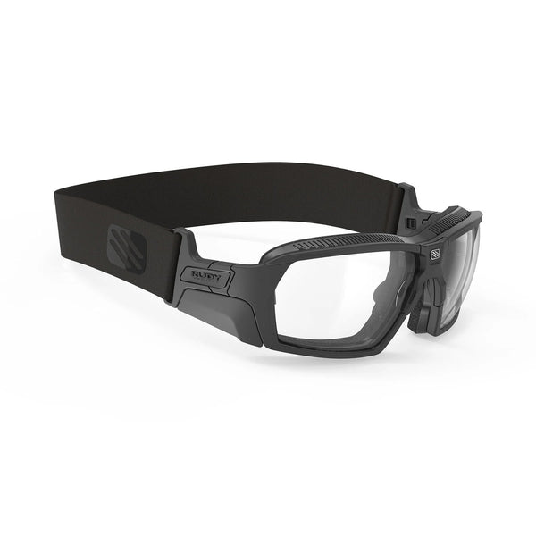 Rudy Project - Agent Q - Black Matte - Impact X2 Photochromic - Sport - Sunglasses - Strap Attachment - Photochromic Lenses