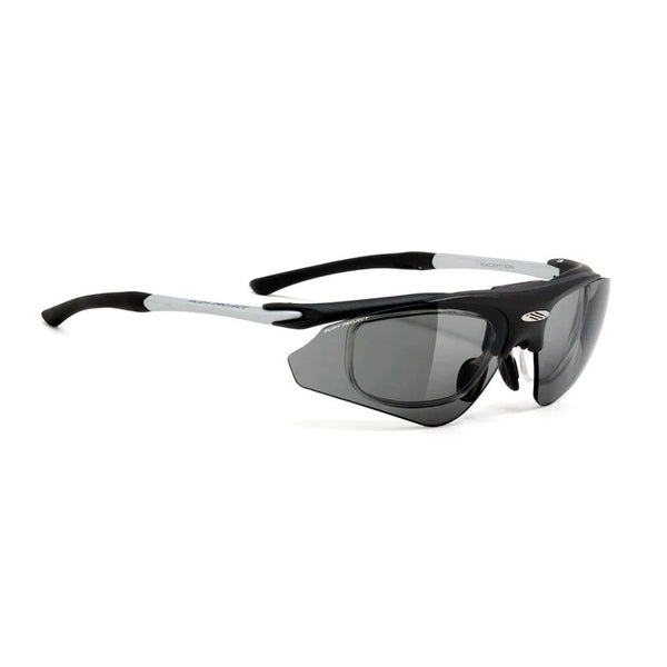Rudy Project - Exception - Black / Silver - Flip-up Clip - Sunglasses - Sport Sunglasses - Optical Sunglasses - Optical Lens Insert
