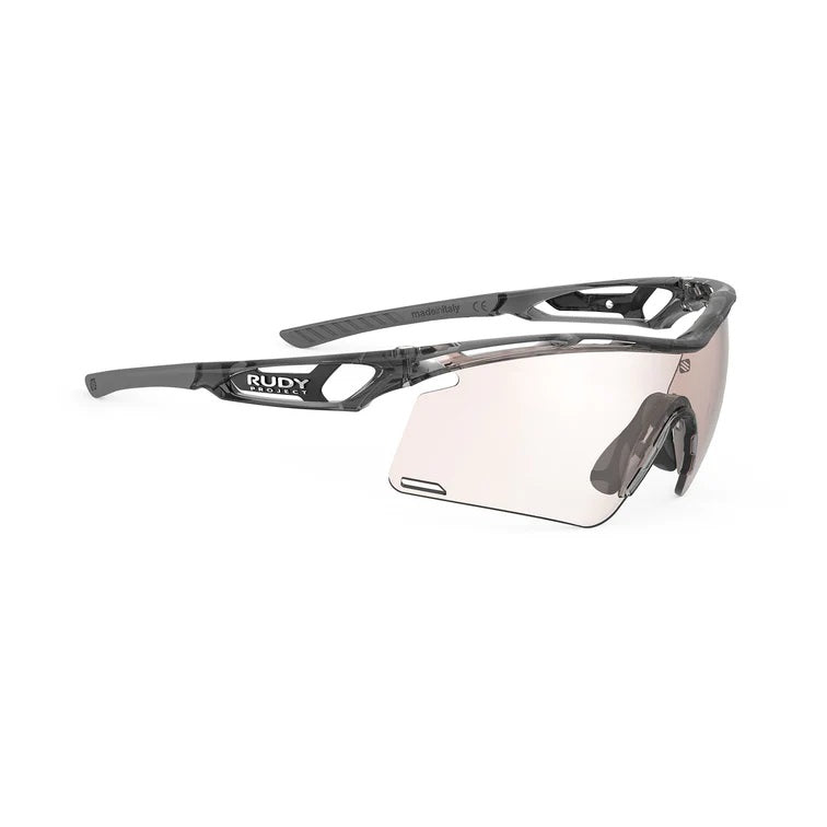 Rudy Project - Tralyx+ - Crystal Ash - ImpactX2 Laser Brown Photochromic - Shield Sunglasses - Sport Sunglasses