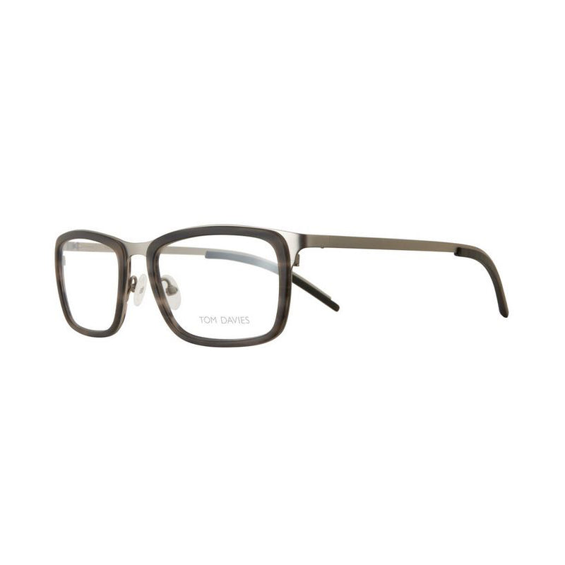 Tom Davies - TD 464 - 1360 - Matte Silver / Smoke - Rectangular Eyeglasses