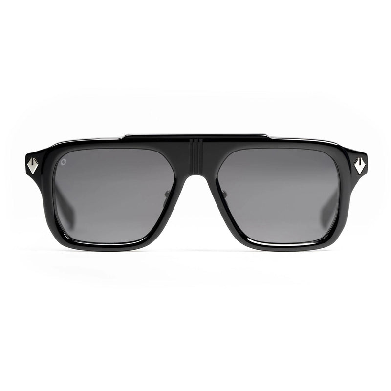 T Henri - Evo - Shadow - Carbon Black - Tinted Lenses - Rectangle - Sunglasses - Nose Pads - Plastic