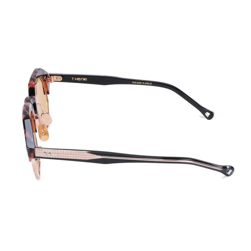 T Henri - Gullwing - Mizner - Tangerine - Tinted Lenses - Browline - Sunglasses