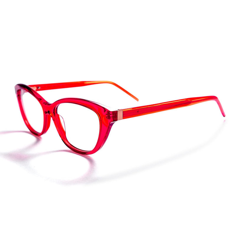 Tom Davies - TD675 - 1939 - Crystal Red - Cateye Eyeglasses