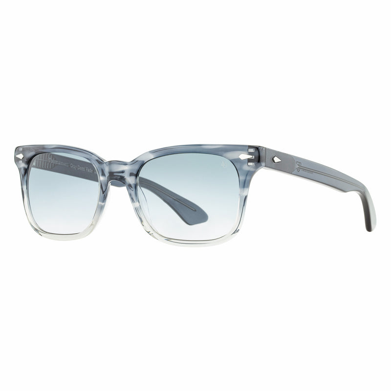 American Optical - Tournament - Gray Demi Fade - Gradient-Gray Tinted Lenses - Rectangular Sunglasses - Gradient Tinted Lenses