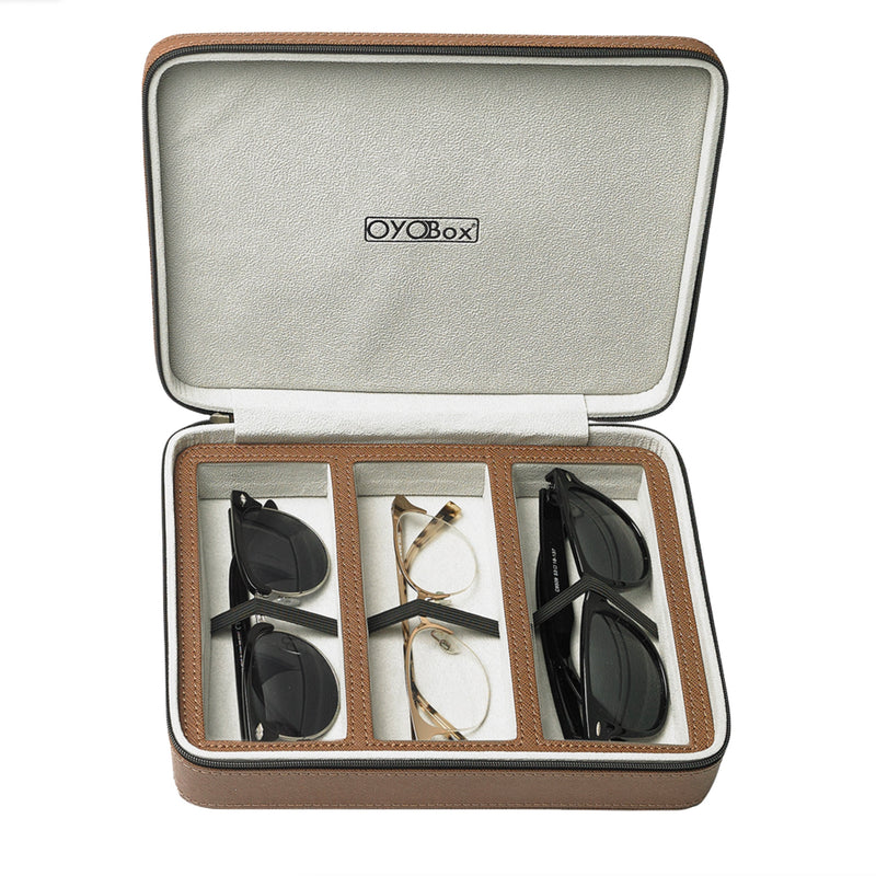 OYOBox Travel Case Chocolate Brown – Hicks Brunson Eyewear