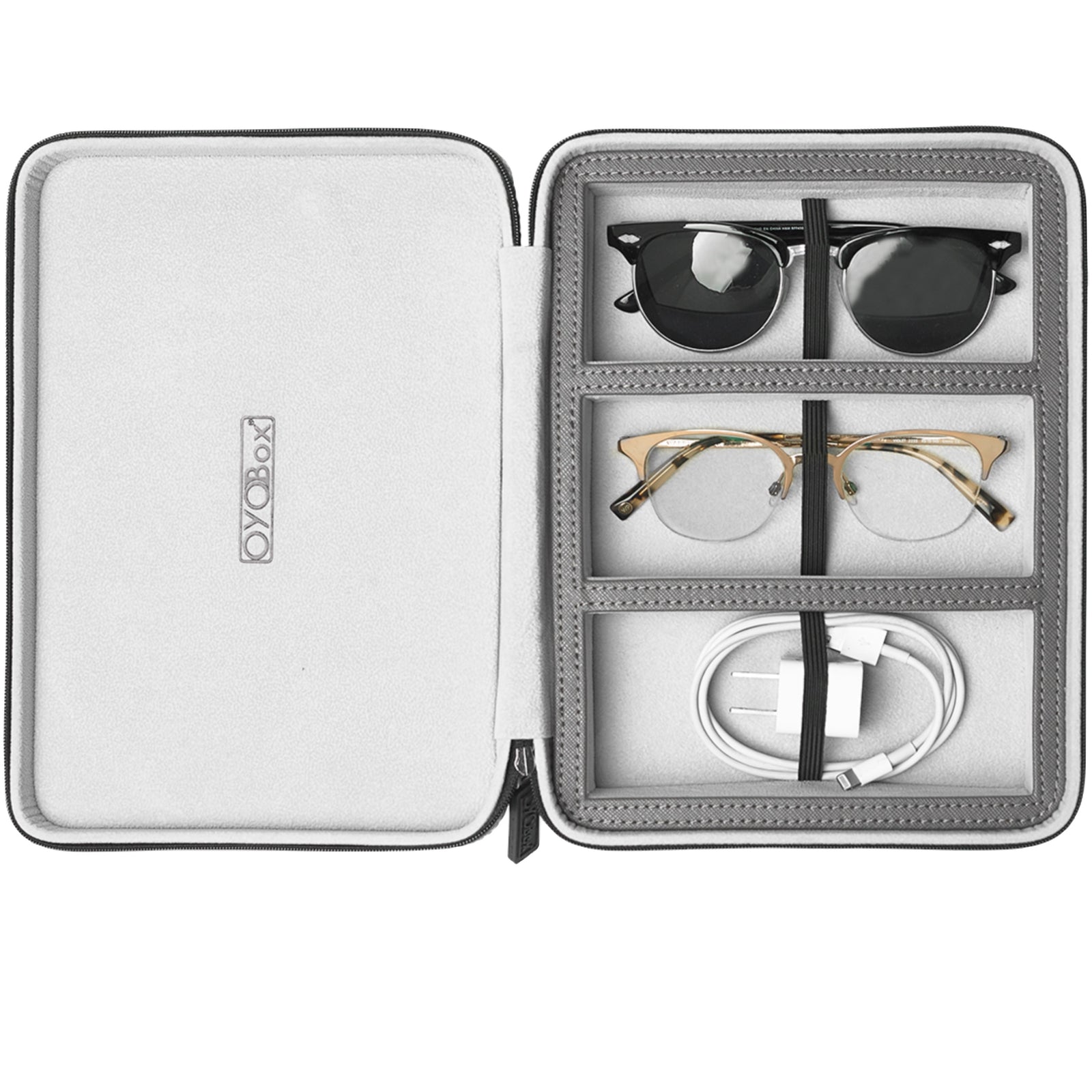 OYOBox Travel Case - Cool Gray – Hicks Brunson Eyewear