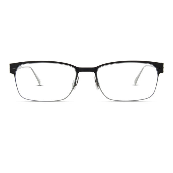 Zero G - Kingston - Black-Silver Gradient - Rectangle - Titanium - Eyeglasses