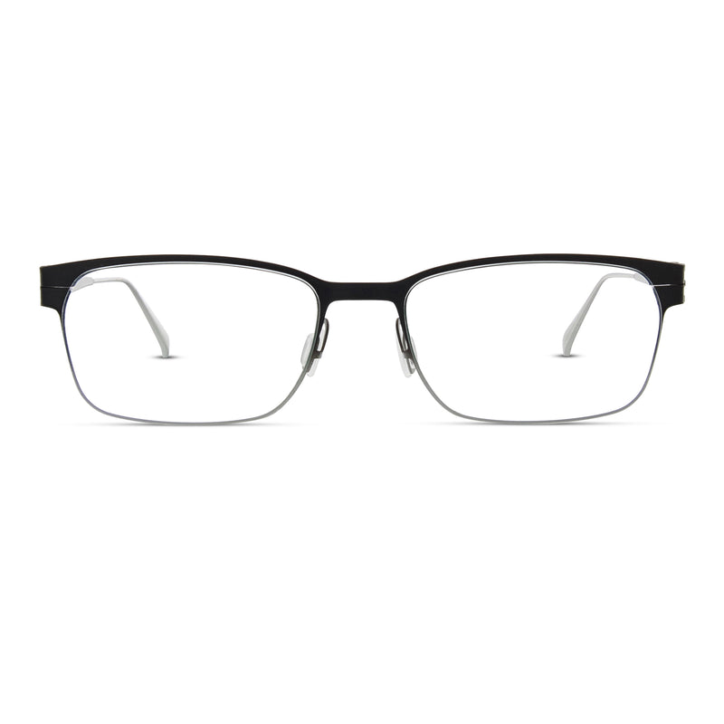 Zero G - Kingston - Black-Silver Gradient - Rectangle - Titanium - Eyeglasses