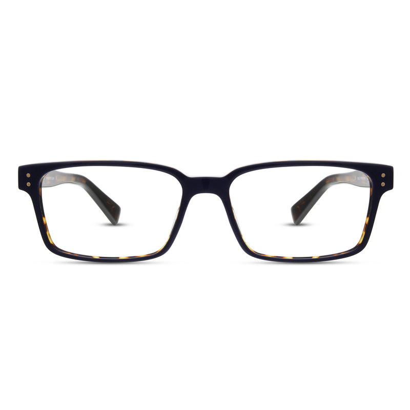 Zero G - LA - Black Navy / Tort - Rectangle Eyeglasses - Plastic