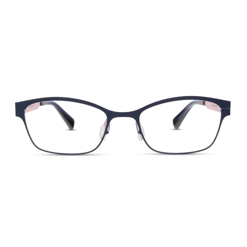 Zero G - Sherrill - Navy / Ballet Slipper - Cat-eye - Titanium - Eyeglasses